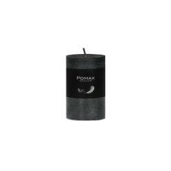 Pomax Bougies | Candle - Bougie - Cire De Paraffine - Dia 5 X H 8 Cm - Noir