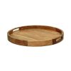 Pomax Concepts Modulaires | Laurel - Dessus De Table / Plateau - Bois D'Acacia - Dia 45 X H 4 Cm - Naturel