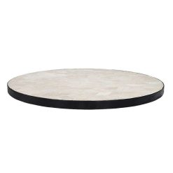 Pomax Concepts Modulaires | Zellix - Dessus De Table - Zelliges Marocaines - Dia 55 X H 2 Cm - Blanc