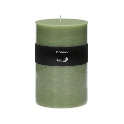 Pomax Bougies | Candle - Bougie - Cire De Paraffine - Dia 10 X H 15 Cm - Avocat