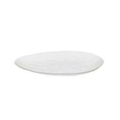 Pomax Vaisselle | Porcelino White - Assiette A Pain - Ovale - Porcelaine - L 16 X W 13 X H 1 Cm - Blanc