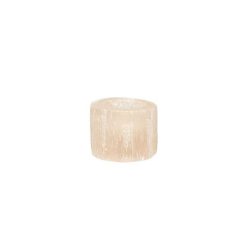 Pomax Photophores / T-Lights | Selena - Photophore - Selenite - Dia 6 X H 5 Cm - Rose