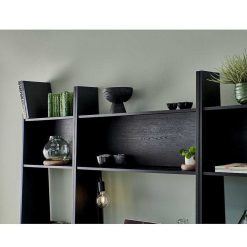 Pomax Etageres | Orlando - Etagere - Mdf - L 50 X W 35 X H 185 Cm - Noir