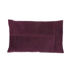 Pomax Coussins | Manchester - Coussin - Velours - L 50 X W 30 Cm - Figue