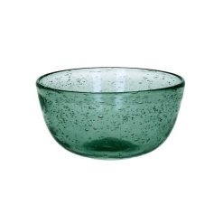 Pomax Saladiers / Plats A Servir | Victor - Bol - Verre - Dia 12 X H 5,5 Cm - Teal