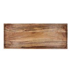 Pomax Plateaux | Manhattan - Plateau - Bois D'Acacia - L 47 X W 18 X H 2,5 Cm - Naturel