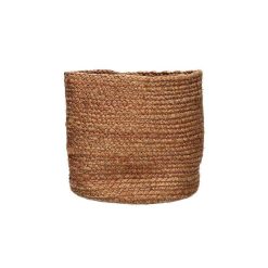 Pomax Bols & Paniers | Mambo - Set/3 Paniers - Jute - Dia 22/27/32 X H 22/27/32 Cm - Brun