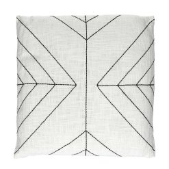 Pomax Coussins | Murni - Coussin - Coton - L 45 X W 45 Cm - Noir/Blanc