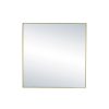 Pomax Miroirs | Palace - Miroir - Metal - L 40 X W 3 X H 40 Cm - Or