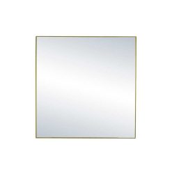 Pomax Miroirs | Palace - Miroir - Metal - L 40 X W 3 X H 40 Cm - Or