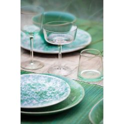 Pomax Verres | John'S - Verre A Vin Blanc - Verre - Dia 8,5 X H 18,5 Cm - Vert Pale