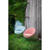 Pomax Canapes | Garbo - Chaise Relax - Velours / Metal - L 75 X W 67 X H 73 Cm - Aqua