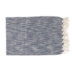 Pomax Plaids | Reveries - Plaid - Coton - L 170 X W 130 Cm - Bleu