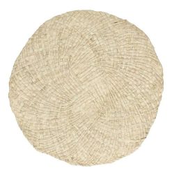 Pomax Linge De Table | Yauco - Set De Table - Mais - Dia 38 Cm - Naturel