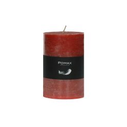 Pomax Bougies | Candle - Bougie - Cire De Paraffine - Dia 7 X H 10 Cm - Terracotta