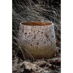 Pomax Cache-Pots | Rock - Pot A Fleurs - Verre - Dia 25 X H 25 Cm - Mix De Couleurs