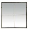 Pomax Miroirs | Palace - Miroir 4 Parties - Metal - L 80 X W 3,5 X H 80 Cm - Gris