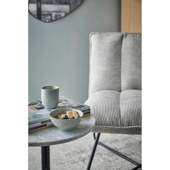 Pomax Canapes | Forrest - Chaise Relax - Polyester / Metal - L 66 X W 68 X H 77 Cm - Gris Clair