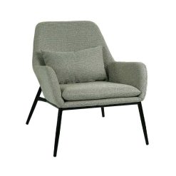 Pomax Canapes | Hailey - Fauteuil - Tissu / Metal - L 66 X W 75 X H 77 Cm - Vert