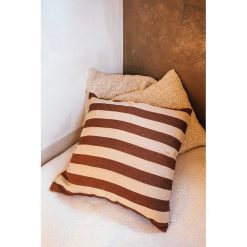 Pomax Coussins | Wildlife - Coussin - Lin / Coton - L 60 X W 60 Cm - Chocolat