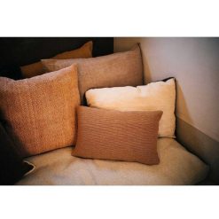 Pomax Coussins | Dimaro - Coussin - Lin / Coton - L 50 X W 50 Cm - Sable