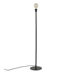 Pomax Pieds De Lampes | Lavaz - Lampadaire - Metal - Dia 25 X H 122 Cm - Noir