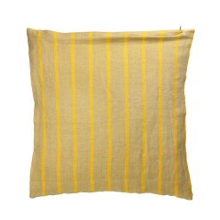 Pomax Coussins | Saint-Tropez - Coussin - Lin / Coton - L 50 X W 50 Cm - Jaune