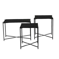 Pomax Concepts Modulaires | Shadow - Plateau M - Bambou / Bois - L 40 X W 40 X H 2 Cm - Noir