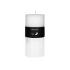 Pomax Bougies | Candle - Bougie - Cire De Paraffine - Dia 7 X H 14 Cm - Blanc