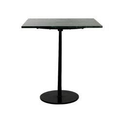 Pomax Tables | Bistro - Table A Diner - Marbre / Metal - L 70 X W 70 X H 76 Cm - Vert