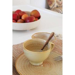 Pomax Vaisselle | Unik - Mug - Porcelaine - L 15,8 X W 11,8 X H 7,6 Cm - Beige