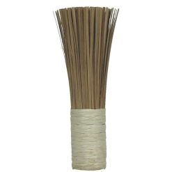 Pomax Objets De Decoration | Seiyo - Petit Balai - Bambou/ Rotin - Naturel - S - Dia 4,5 X 21Cm