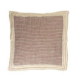 Pomax Coussins | Saint-Tropez - Coussin - Lin / Coton - L 50 X W 50 Cm - Rouille