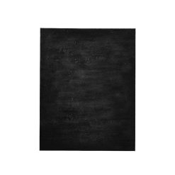 Pomax Tableau / Deco Murale | Rocha - Toile - Canvas / Bois - L 100 X W 3 X H 80 Cm - Noir